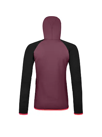 ORTOVOX | Giacca in pile da donna Classic Knit Hoodie | beere